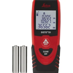 Måleværktøj ^ Leica DISTO D1 MED BLUETOOTH AFSTANDSMÅLER 0,2 - 40 M
