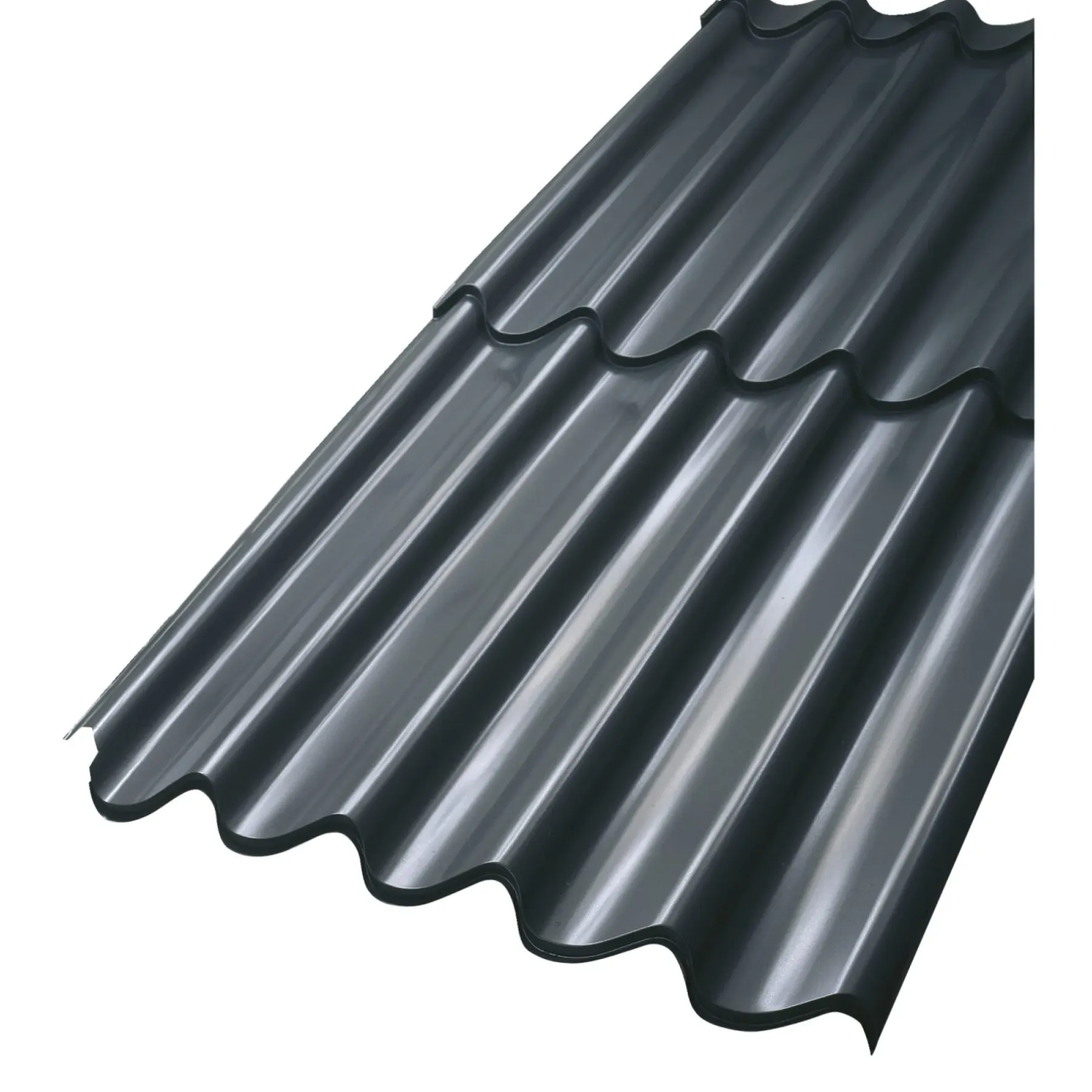 TOPLINE 107 TAGPLADE SORT POLYESTER>Lindab Online