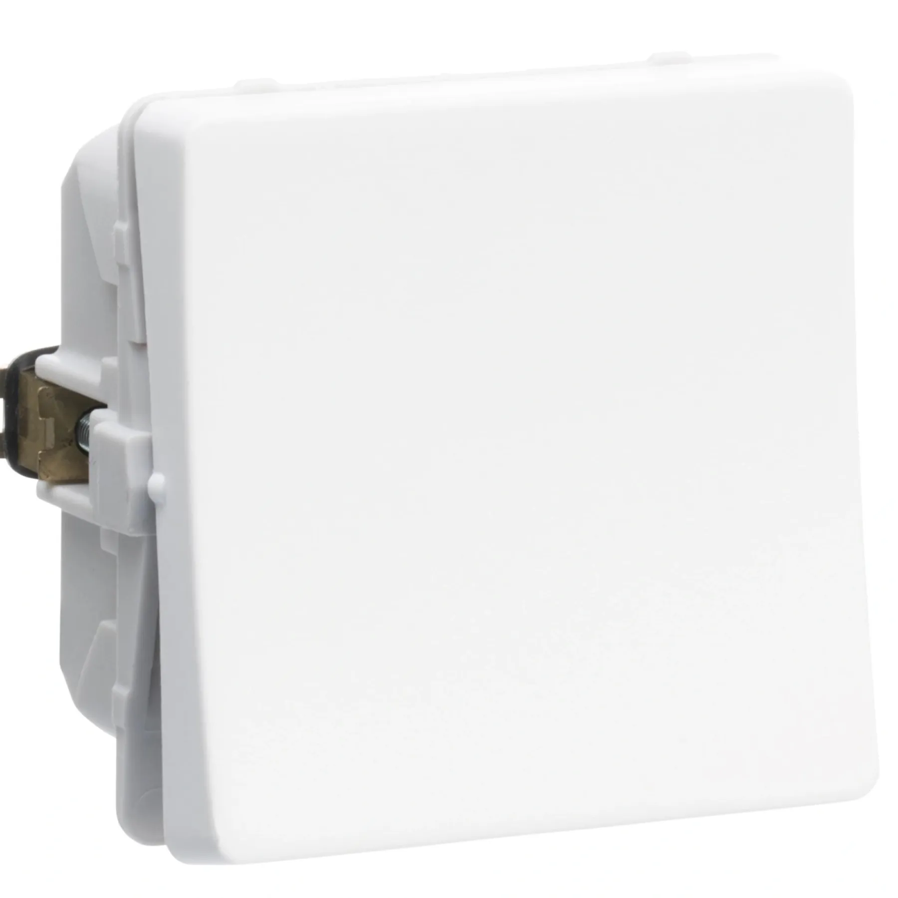 Stikkontakter & Afbrydere ^ LK Fuga 1 MODUL ENKELT AFBRYDER HVID