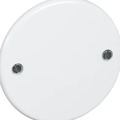 Stikkontakter & Afbrydere ^ LK Fuga Ø80MM HVID BLÆNDDÆKSEL HVID