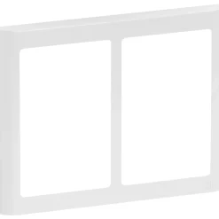 Stikdåser & Stikkontaktrammer ^ LK Fuga SOFT 63 RAMME INKL. TEKNISK RAMME HVID 2 X 1 1/2
