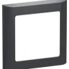 Stikdåser & Stikkontaktrammer ^ LK Fuga SOFT 63 RAMME INKL. TEKNISK RAMME KOKSGRÅ 1 MODUL
