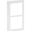 SOFT DESIGN 63 RAMME INKL. TEKNISK RAMME HVID 2 X 1 MODUL LODRET>LK Fuga New
