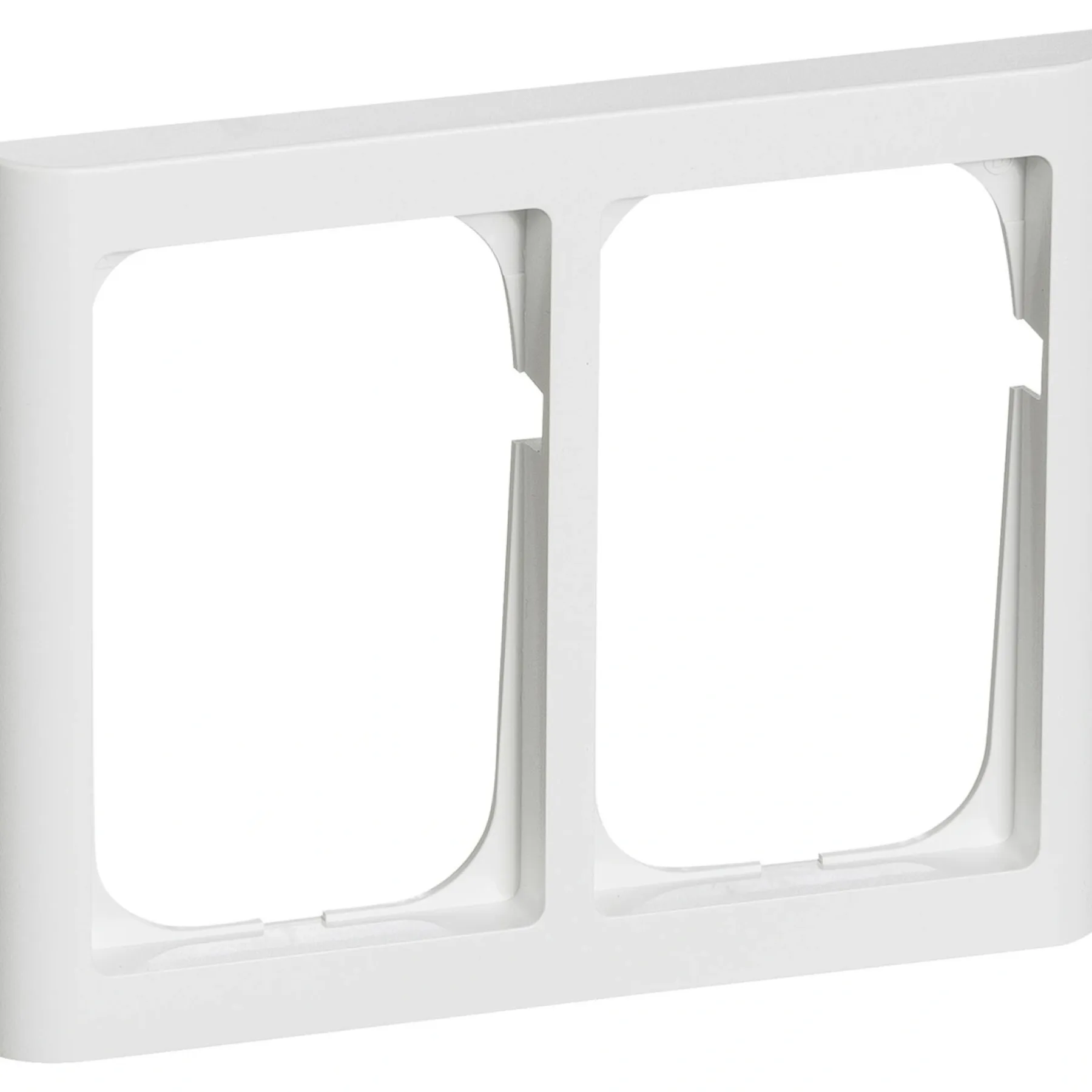 SOFTLINE 63 RAMME HVID 2 X 1 1/2 MODUL>LK Fuga Clearance
