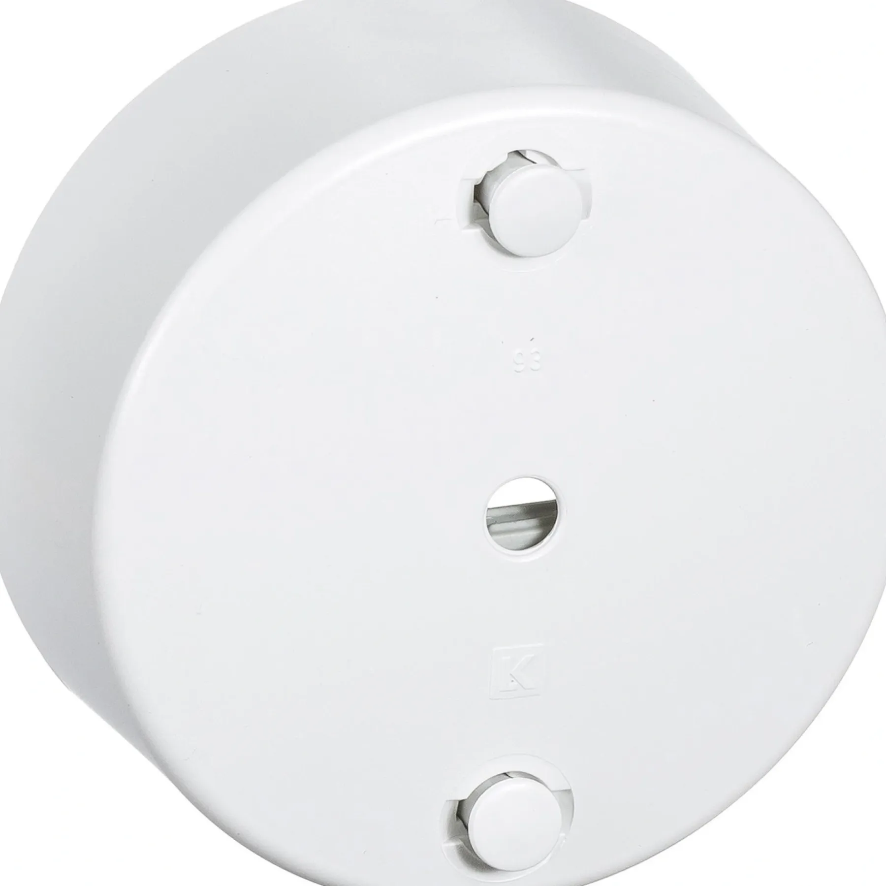 RUND Ø80MM LAMPEUDTAG HVID>LK Sale