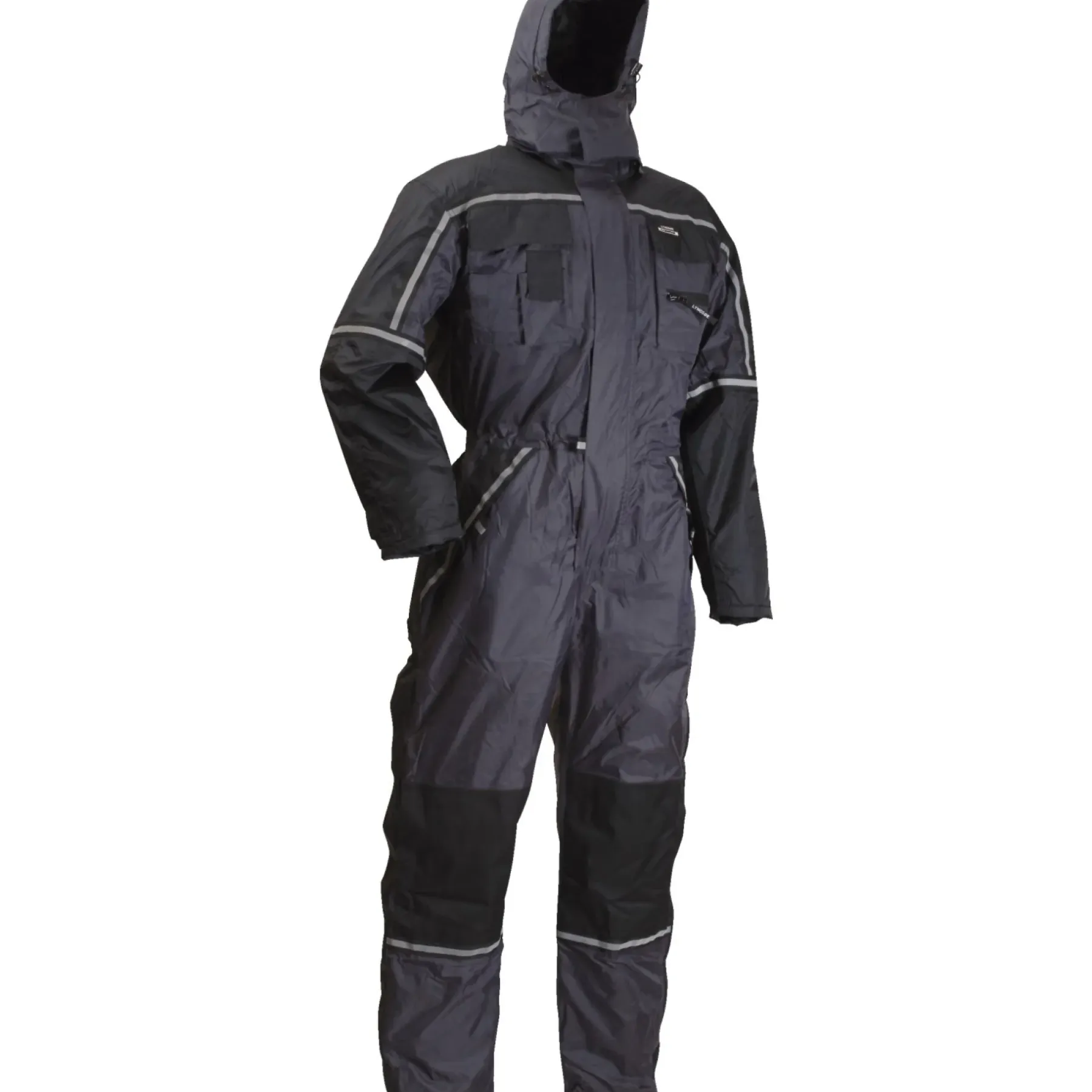 LYNGSØE VINTER LR7033-06/07 FORET KEDELDRAGT L GRÅ/SORT>Lyngsøe Discount