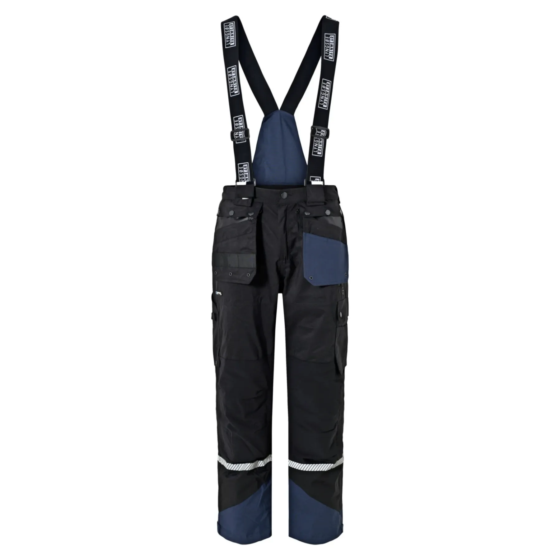 Regntøj ^ Lyngsøe LYNGSØE 4WS-4083 REGNBUKS S SORT/NAVY