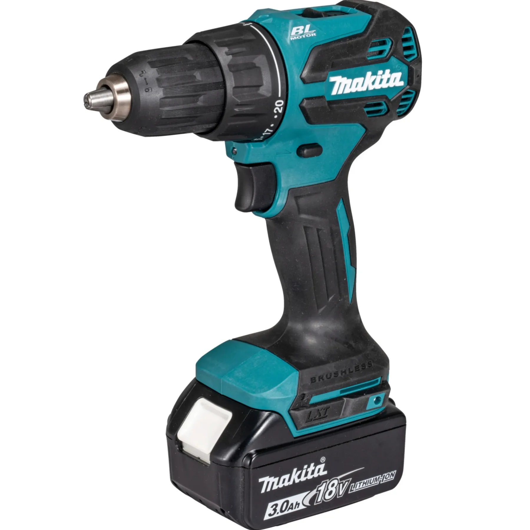 Bore- & Skruemaskiner ^ Makita DHP490SF1J SLAGBOREMASKINE AKKU MED BATTERI OG LADER
