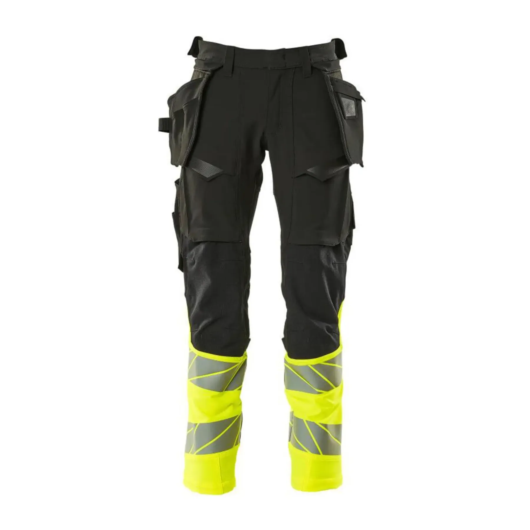 Arbejdsbukser ^ Mascot ACCELERATE SAFE ARBEJDSBUKS 82C48 SORT/HI-VIS GUL