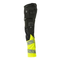 Arbejdsbukser ^ Mascot ACCELERATE SAFE ARBEJDSBUKS 82C48 SORT/HI-VIS GUL