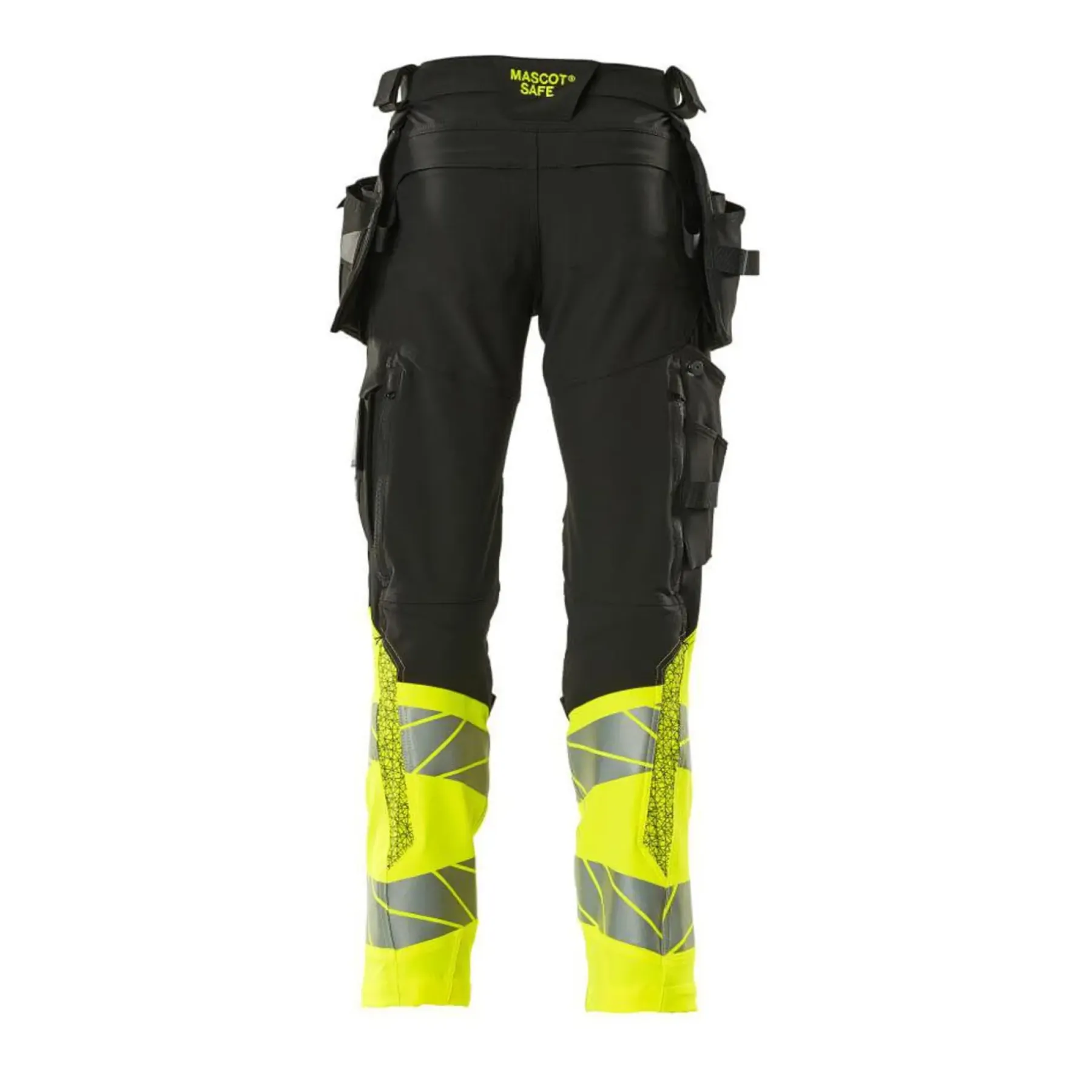 Arbejdsbukser ^ Mascot ACCELERATE SAFE ARBEJDSBUKS 82C48 SORT/HI-VIS GUL