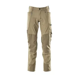 ADVANCED 17179 BUKS MED KNÆLOMMER 76C46 LYS KHAKI>Mascot Online