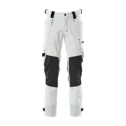 ADVANCED 17079 BUKS MED KNÆLOMMER 82C45 HVID>Mascot Discount