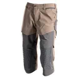 Arbejdsbukser ^ Mascot CUSTOMIZED 22249 KNICKERS MED KNÆLOMMER C58 MØRK SAND/STENGRÅ