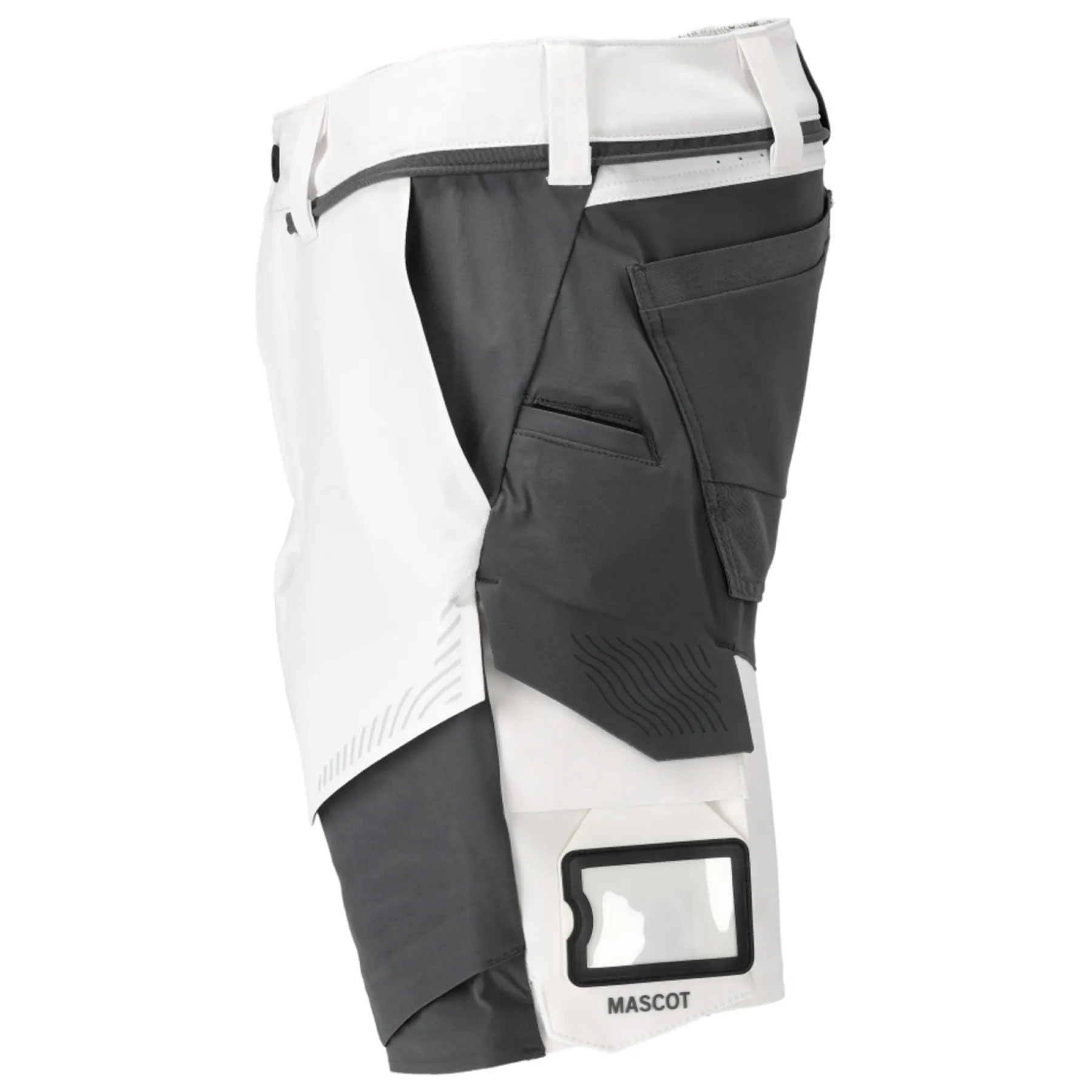 Arbejdsbukser ^ Mascot CUSTOMIZED 22149 SHORTS 24C64 HVID/STENGRÅ