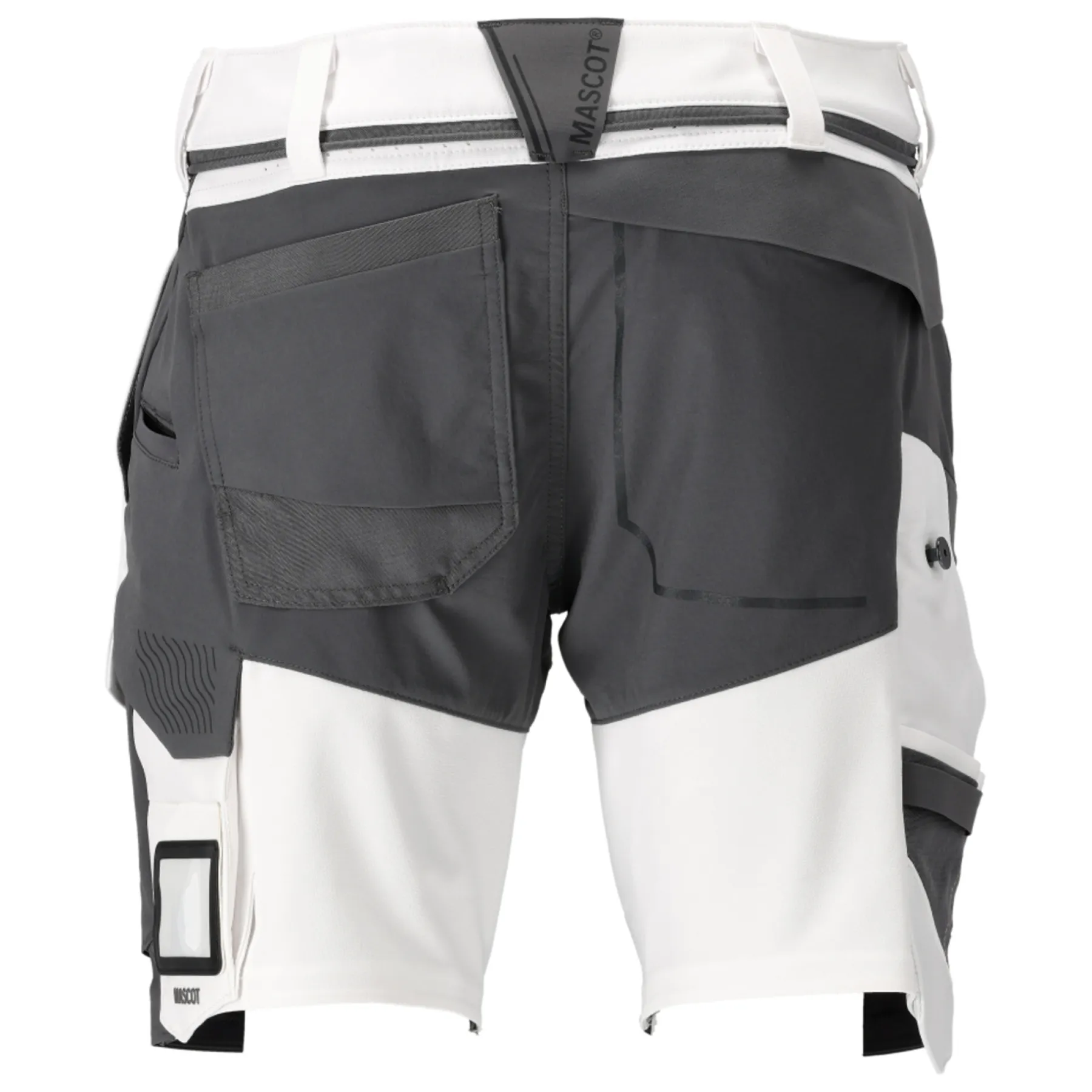 Arbejdsbukser ^ Mascot CUSTOMIZED 22149 SHORTS 24C64 HVID/STENGRÅ