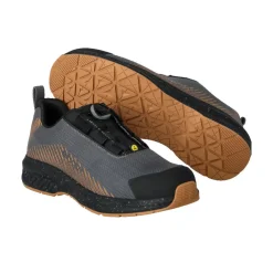 FOOTWEAR CUSTOMIZED SIKKERHEDSSKO STENGRÅ/NØDDEBRUN 38>Mascot Hot