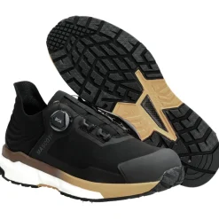 FOOTWEAR CUSTOMIZED SIKKERHEDSSKO SORT/MØRK SAND 45>Mascot Outlet