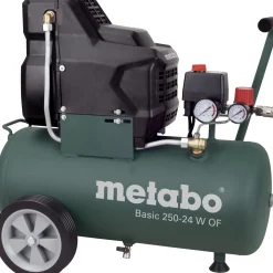 Trykluftværktøj ^ Metabo BASIC 250-24 W OF KOMPRESSOR 8 BAR 24 LITER