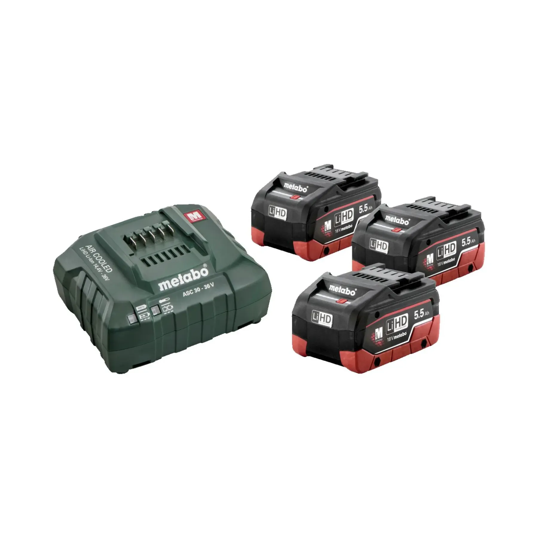 Batterier & Ladere ^ Metabo 685074000 BATTERISÆT 18V 5,5 AH