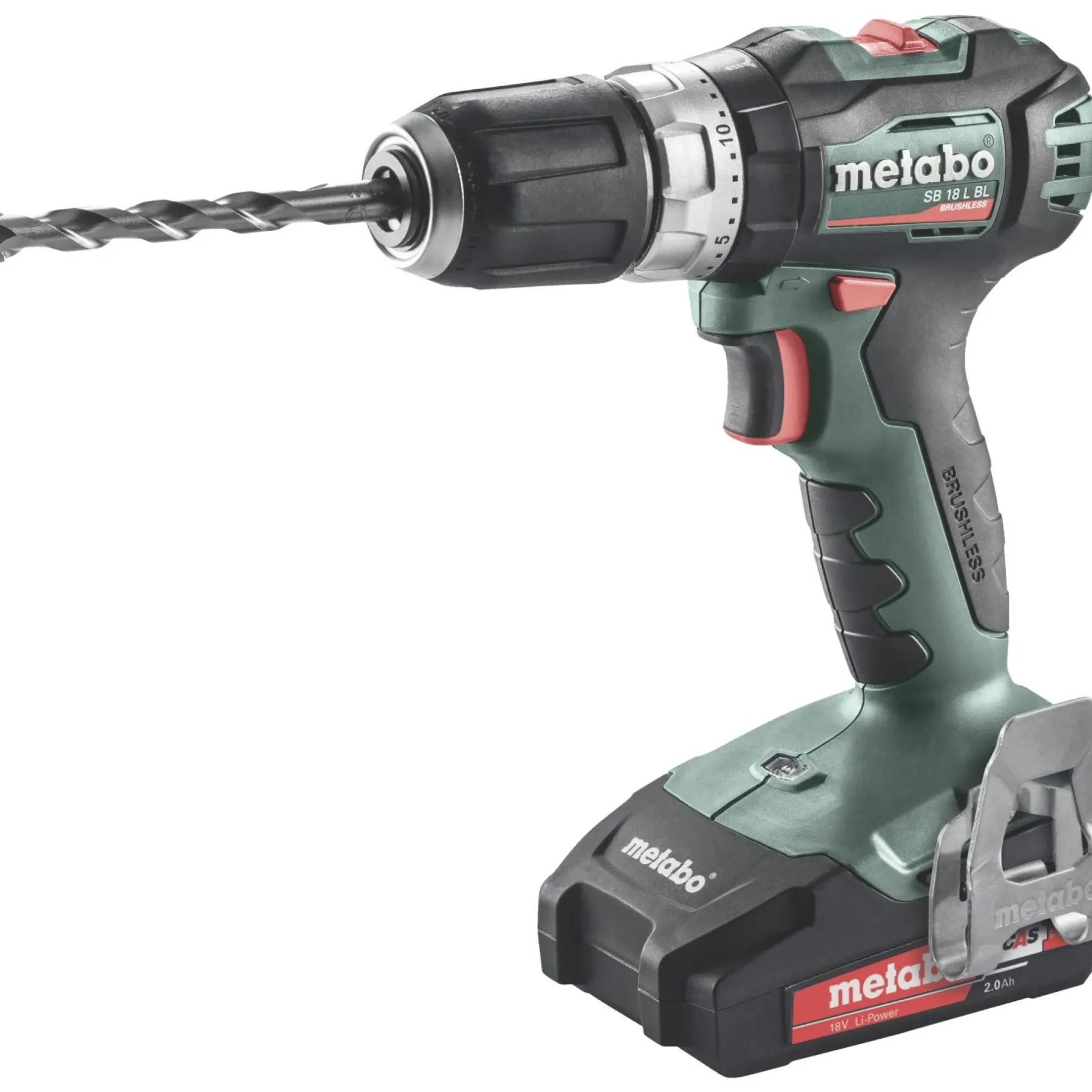 SB 18 L BL 2X2,0AH BORE-/SKRUEMASKINE MED SLAG AKKU MED BATTERI>Metabo
