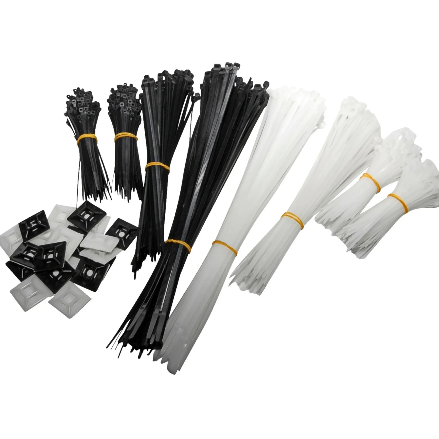 ASS. KABELSTRIPS 2,5X100, 3,6X200, 4,8X300, 28X28MM 610 STK>Millarco Outlet