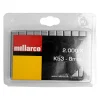 Klammer & Stifter ^ Millarco K53 HÆFTEKLAMME GALVANISERET 20 MM 2000 STK