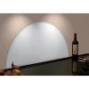 HVID, HALVCIRKEL, 800X400X5MM STÆNKPLADE>Millex