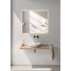 Badeværelsesmøbler ^ Milobad CL34 MED LED-LYS SPEJL 70X80