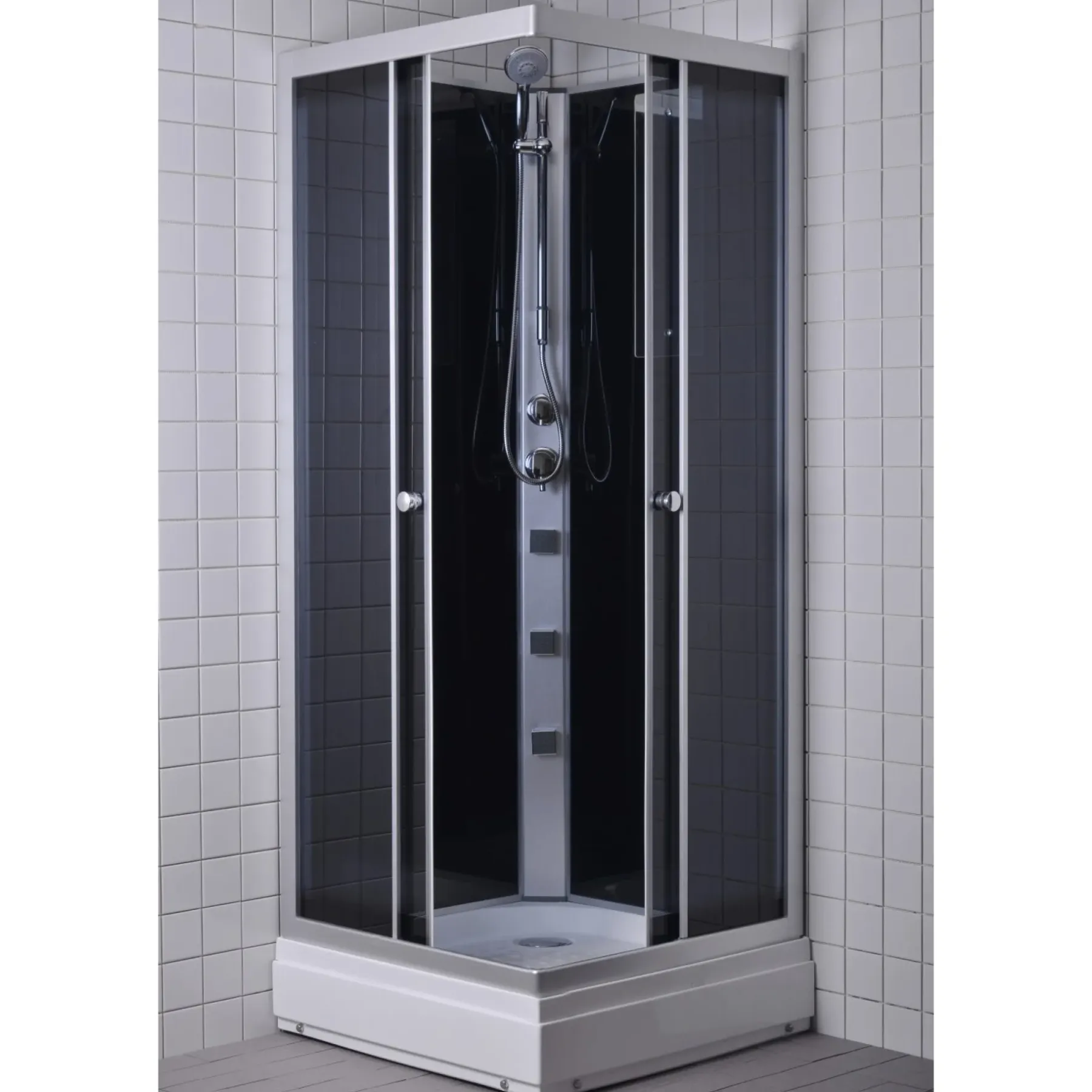 Brusekabiner ^ Milobad RONDO BRUSEKABINE 80 CM 80 CM