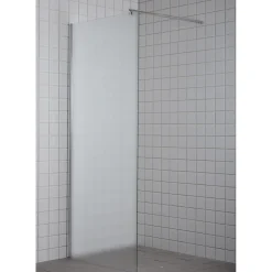 Brusevægge ^ Milobad 70X190 BRUSEVÆG FROSTED 70 CM