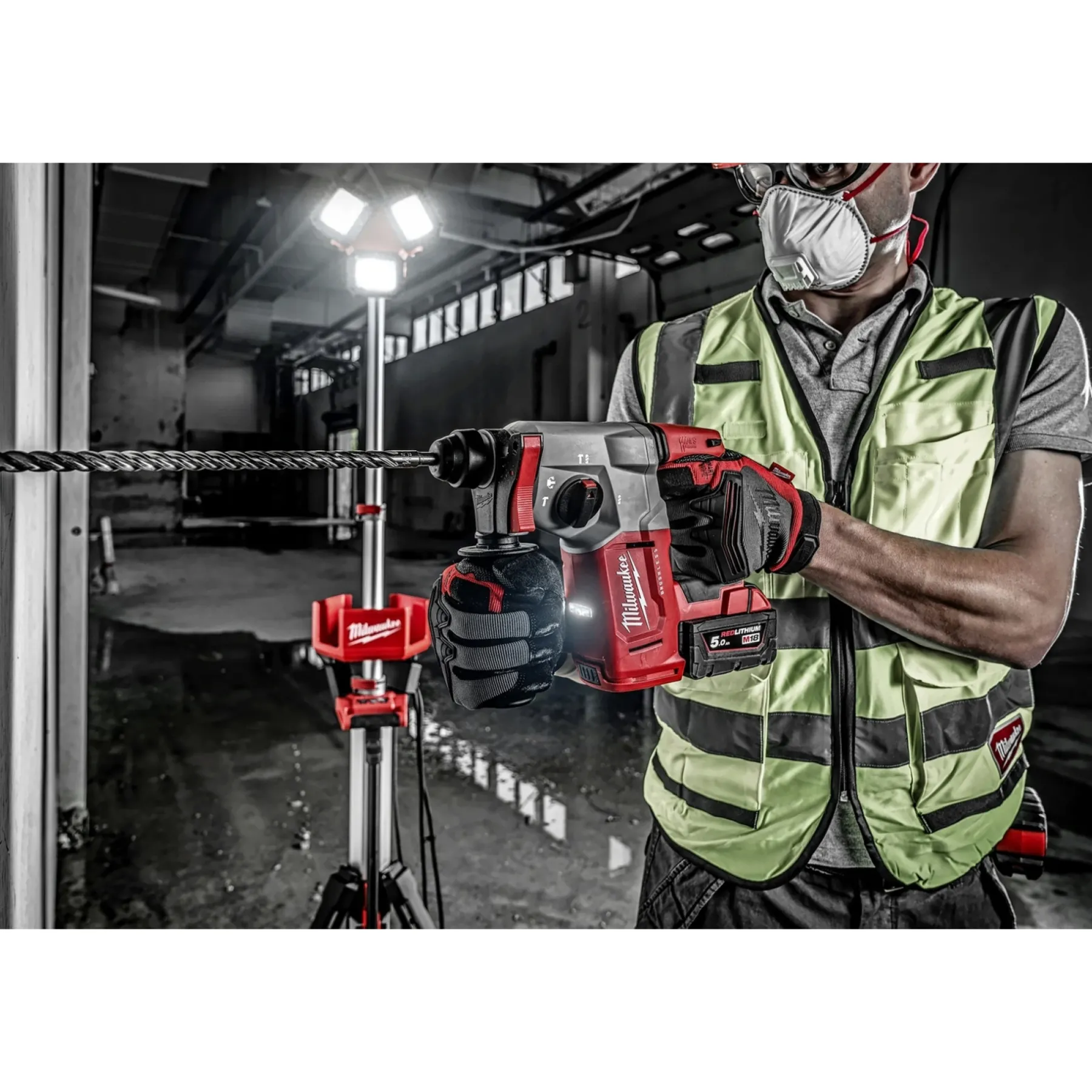 M18 BLH-0 BOREHAMMER AKKU UDEN BATTERI OG LADER 2,3>MILWAUKEE Outlet