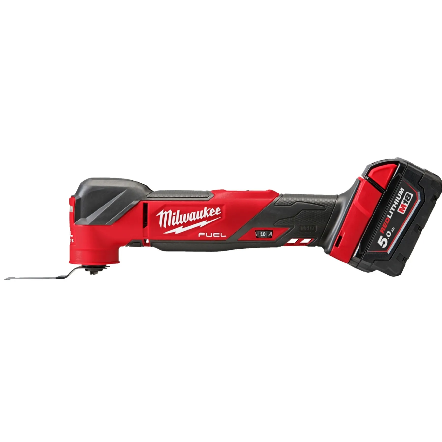 Multicuttere ^ MILWAUKEE M18 FMT-502X MULTICUTTER AKKU 18V MED BATTERI OG LADER