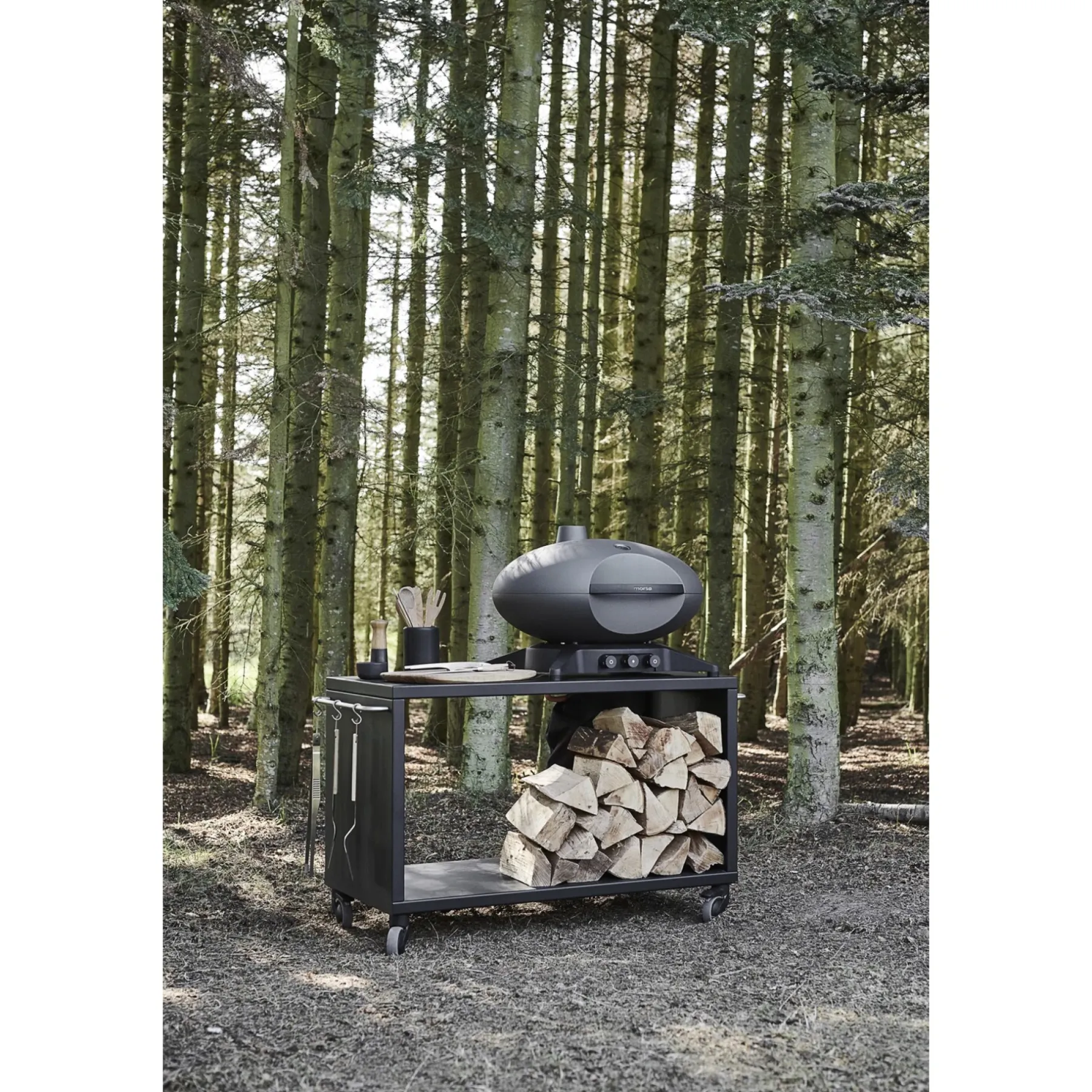 MORSØ FORNO GRANDE GASGRILL ANTRACIT>Morsø Hot