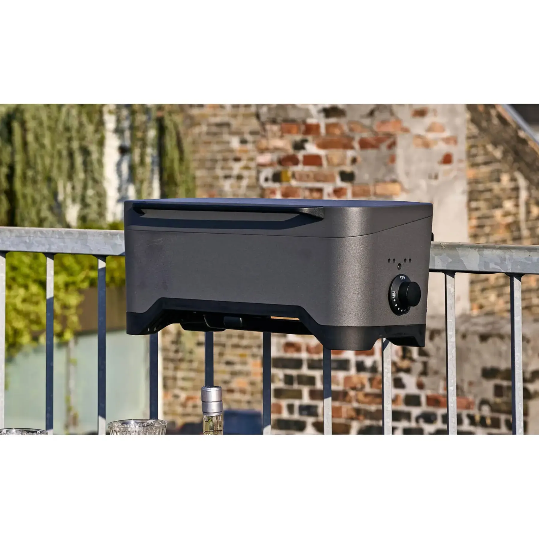 Elgrill ^ Morsø MORSØ OUTDOOR BALCONE ELGRILL ANTRACITGRÅ