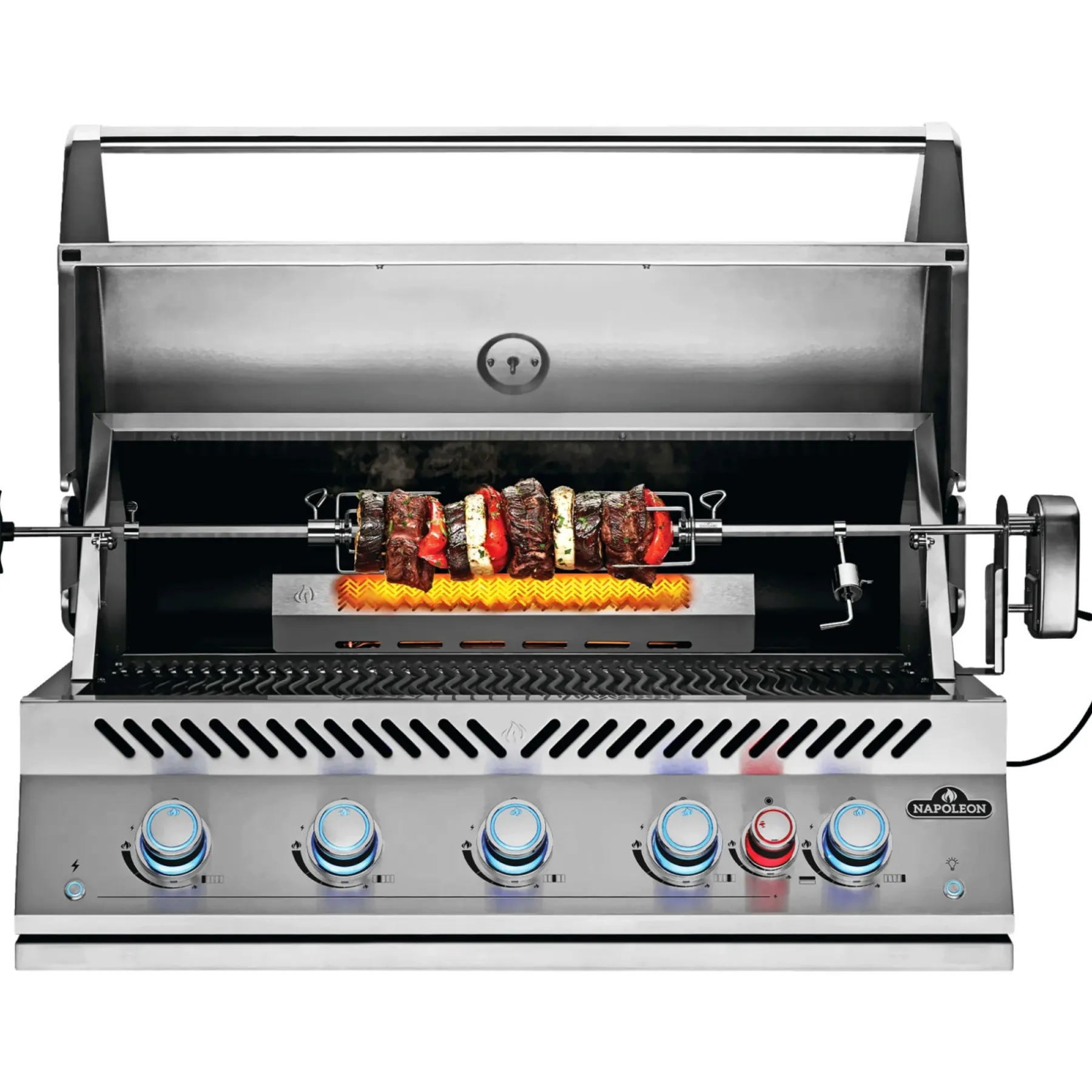 Gasgrill ^ Napoleon BUILT-IN 700 SERIE 38" INDBYGNING INDBYGNINGSGRILL SØLV