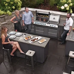 Gasgrill ^ Napoleon PRESTIGE PRO 825 INDBYGNING INDBYGNINGSGRILL RUSTFRIT STÅL