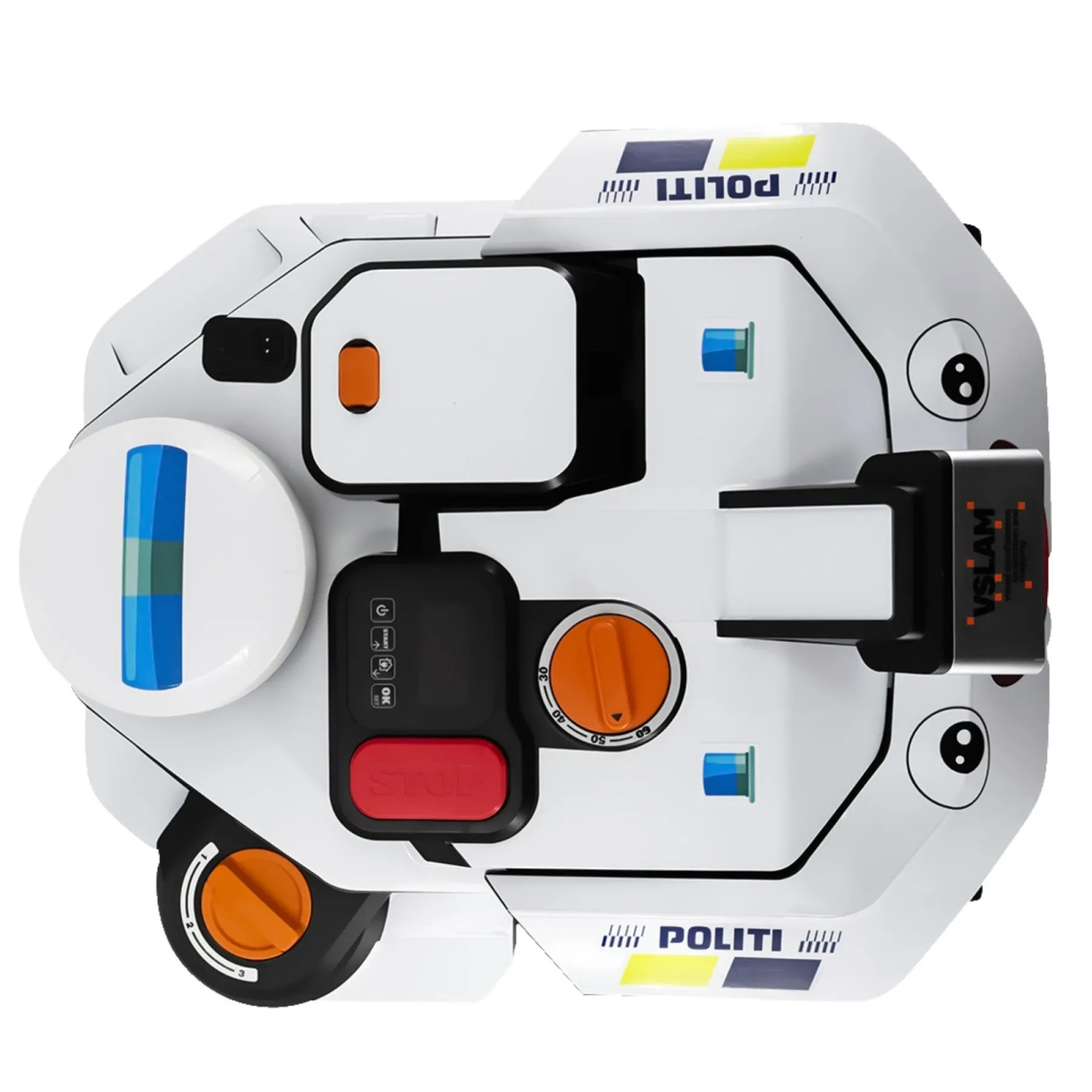 Tilbehør Havemaskiner ^ NGP WORX VISION POLITIBIL FOLIE TIL ROBOT