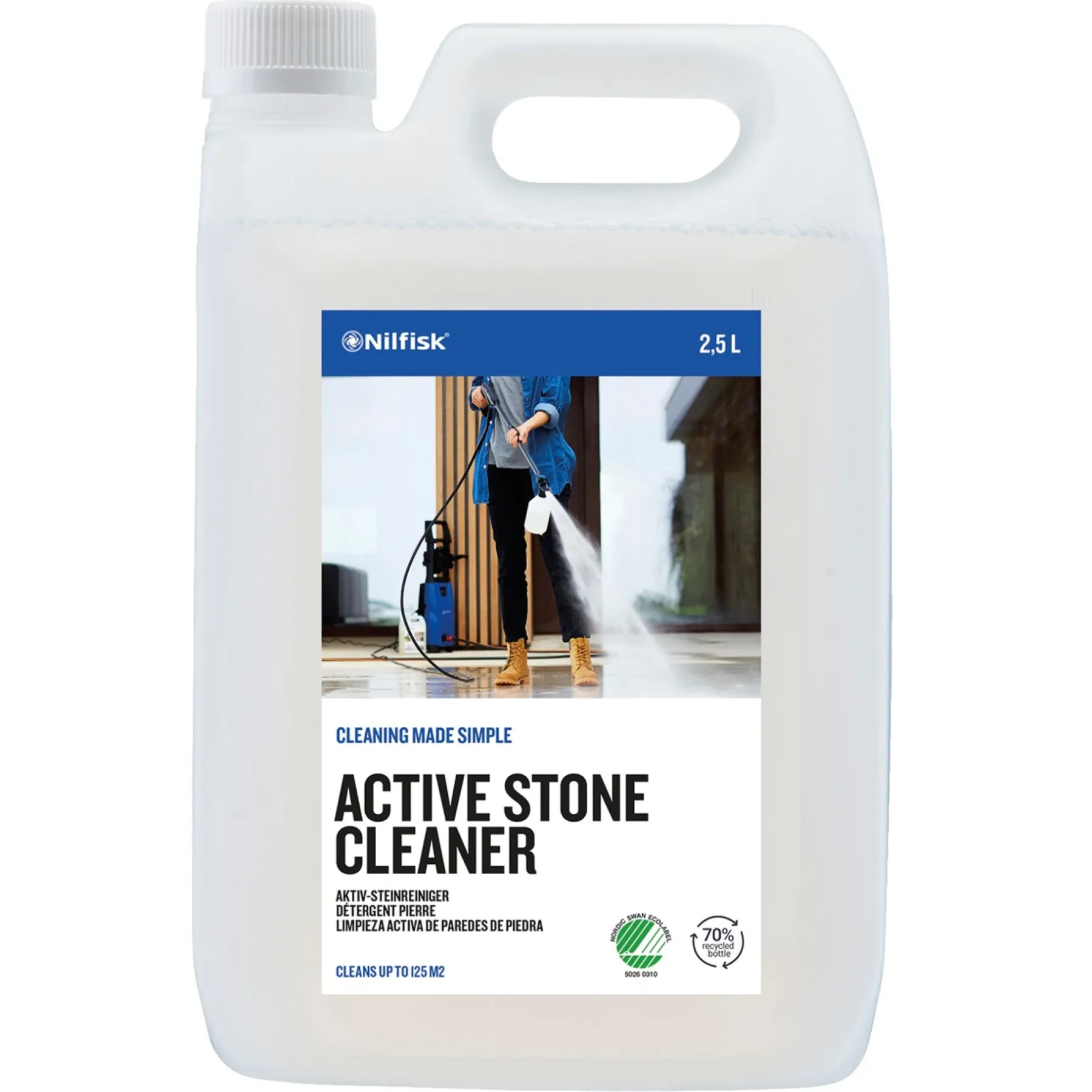 AKTIV STEN- & FLISERENS RENGØRINGSMIDDEL 2,5L>Nilfisk Discount
