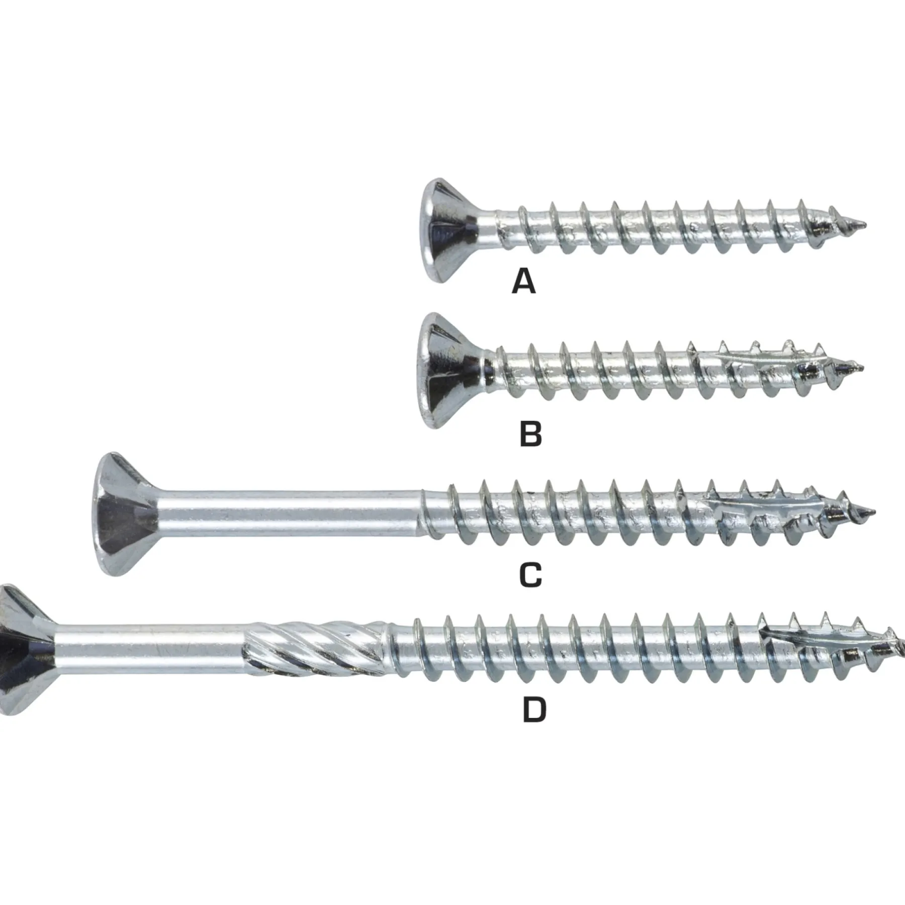 Skruer ^ NKT SPUN®+ UNIVERSALSKRUE SPUN+ SKRUE 4,0X25 MM ELFORZINKET 200 STK