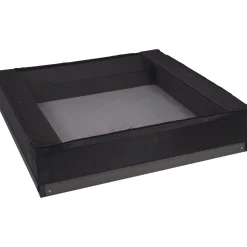 Sandkasser ^ NORDIC PLAY Active SANDKASSENET 120 X 20 X 120 CM SORT PLASTIK