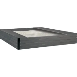 Sandkasser ^ NORDIC PLAY Active WPC SANDKASSE 120 X 24 X 120 CM GRÅ KOMPOSIT