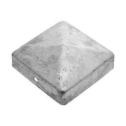 STOLPEHAT JERN GRÅ 71 X 71 MM>Nordic Fence Outlet