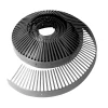 FUGLEGITTER SORT 55 MM X 5 M>Nordland New