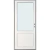 3-LAGS KLART GLAS FACADEDØR 114 X 948 X 2118 MM V HVID>Outline Online