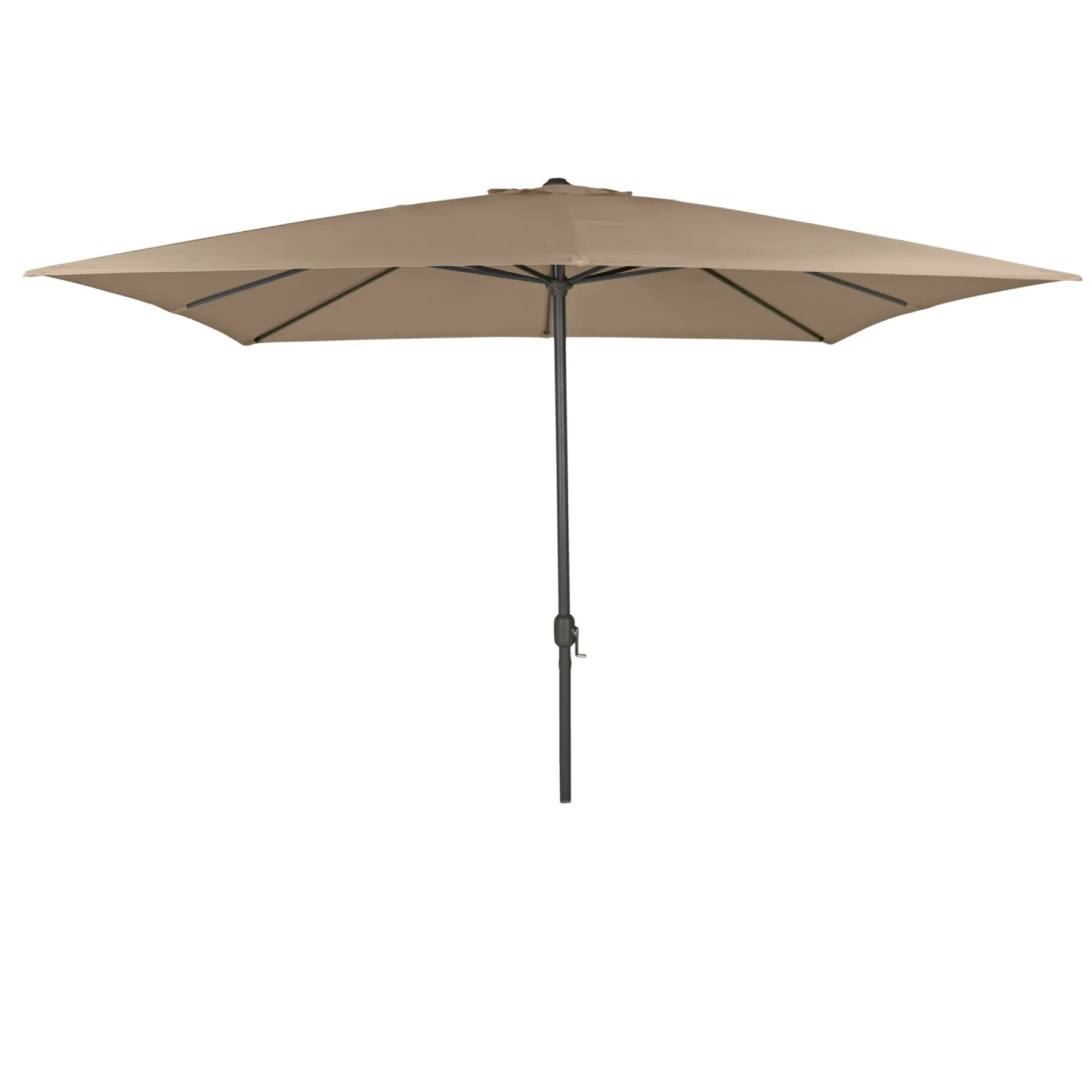 Parasoller & Markiser ^ Outrium HAVANA PARASOL SAND/GRÅ 3X3 M