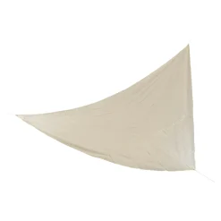 Parasoller & Markiser ^ Outrium LARISA TREKANTET SOLSEJL ELFENBEN 3,6X3,6X3,6 M