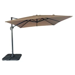 Parasoller & Markiser ^ Outrium MESSINA HÆNGEPARASOL SAND/GRÅ 295X295X260