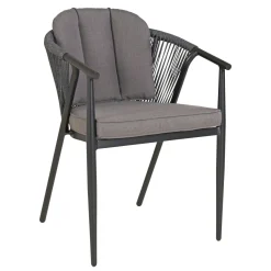COMO HAVESTOL RYGHYNDE ANTRACITGRÅ 5 X 44 X 36 CM>Outrium Online
