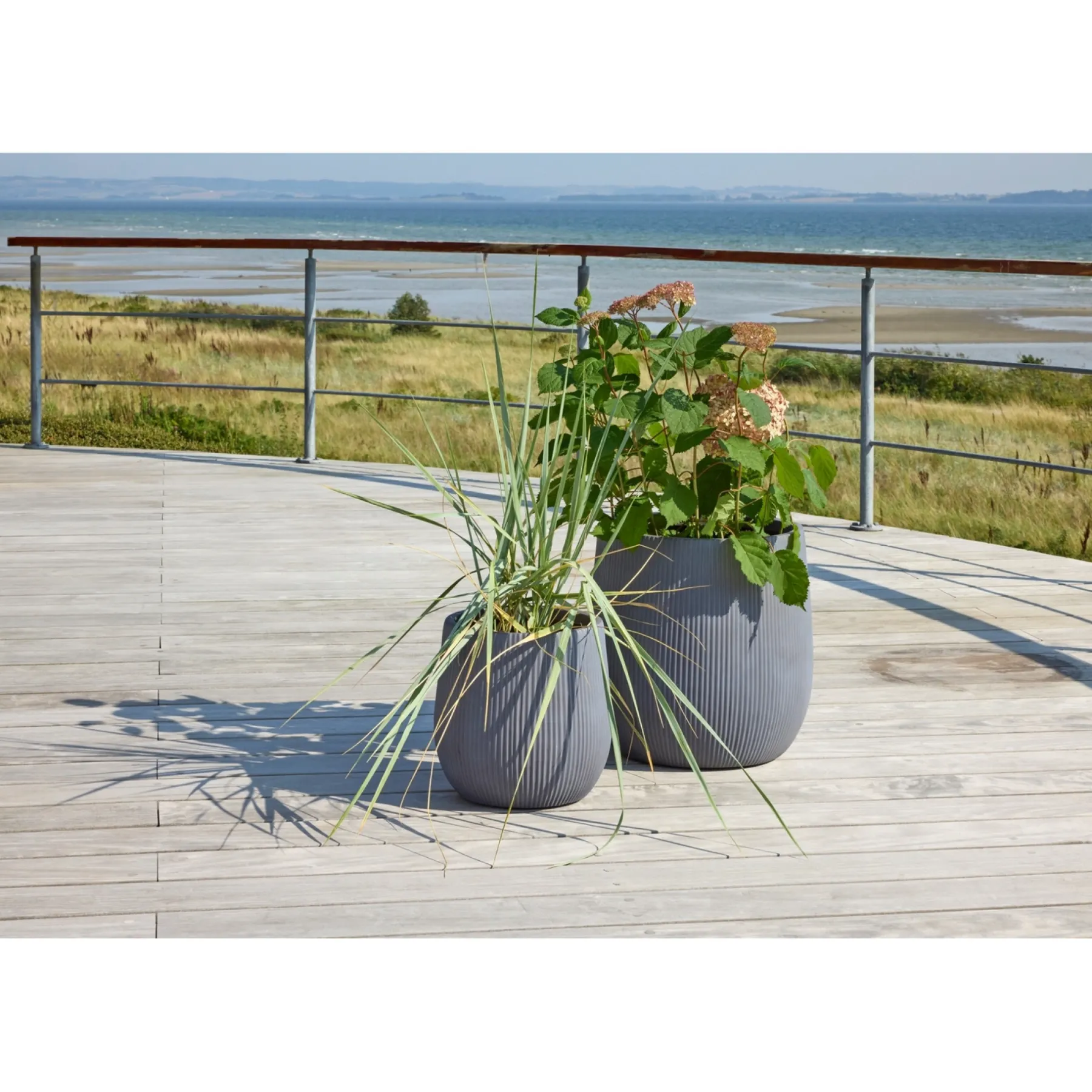 ELLA HAVEKRUKKE FIBERCEMENT ANTRACIT Ø57XH57CM>Outrium Outlet